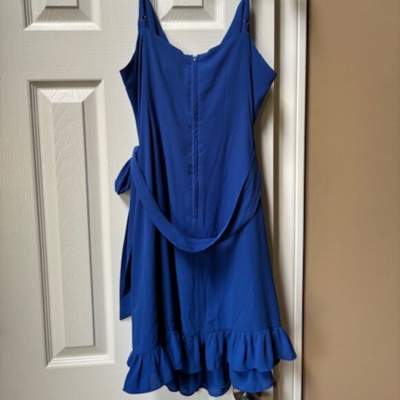 Lilly Pulitzer Aliza Lileeza Wrap Dress in Borealis Blue size 14 - Picture 2 of 3